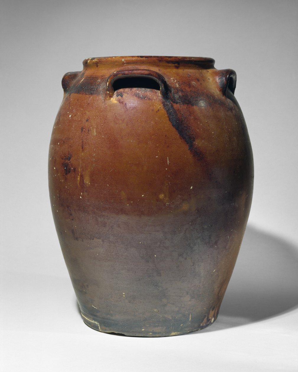 Jar, c. 1850 (lúgos mázas kőedény) alkotó: Jefferson S. Nash Pottery