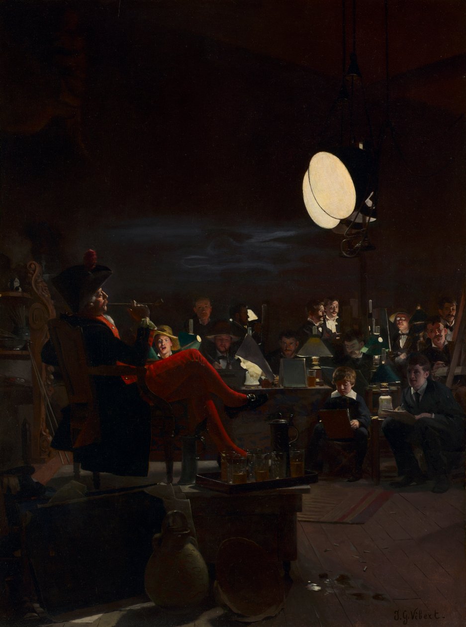 Éjszakai osztály alkotó: Jehan Georges Vibert