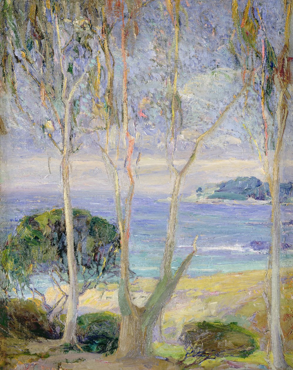 Egy tiszta nap, California Coast, 1918 körül (olaj, vászon) alkotó: Jennie Vennerstrom Cannon