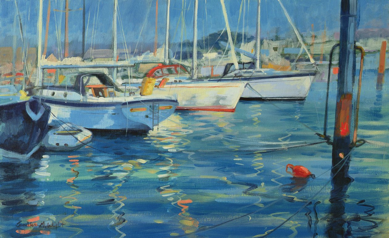 Wight-sziget - Yacht Reflections, 2010 alkotó: Jennifer Wright
