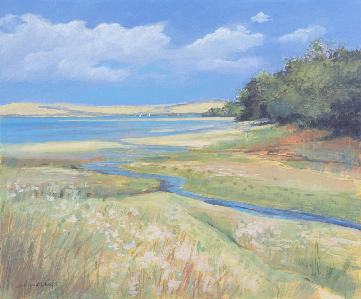 Kingsbridge Estuary 2, 2008 alkotó: Jennifer Wright