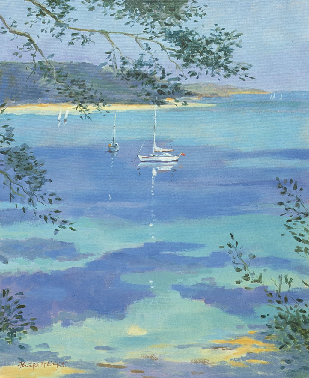 Kikötött jacht – Tökéletes nap, 2000 alkotó: Jennifer Wright