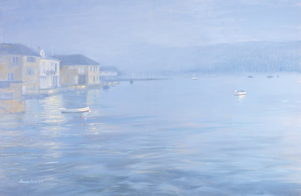 Salcombe – Ködös reggel, 1998 alkotó: Jennifer Wright