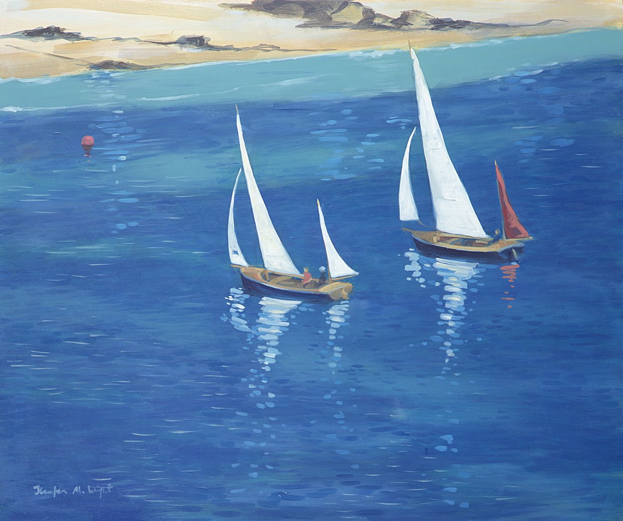 Salcombe – Racing Yawls, 2000 alkotó: Jennifer Wright