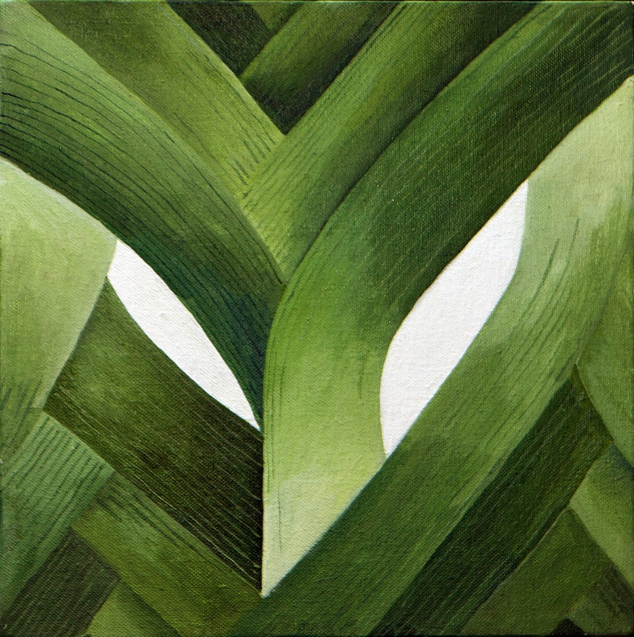 Póréhagyma, 2013 (akril, vászon) alkotó: Jennifer Abbott
