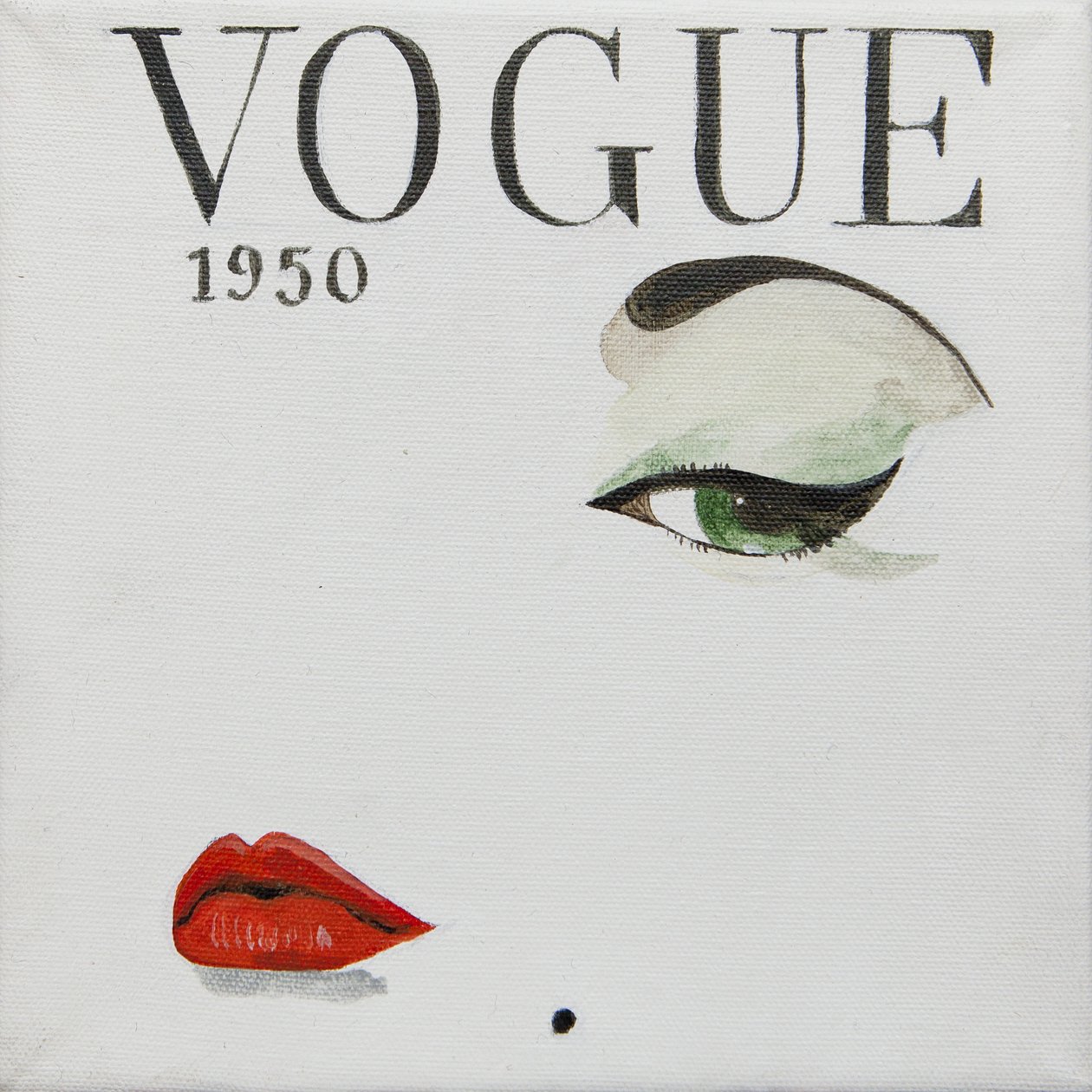 Vogue borító (akril) alkotó: Jennifer Abbott