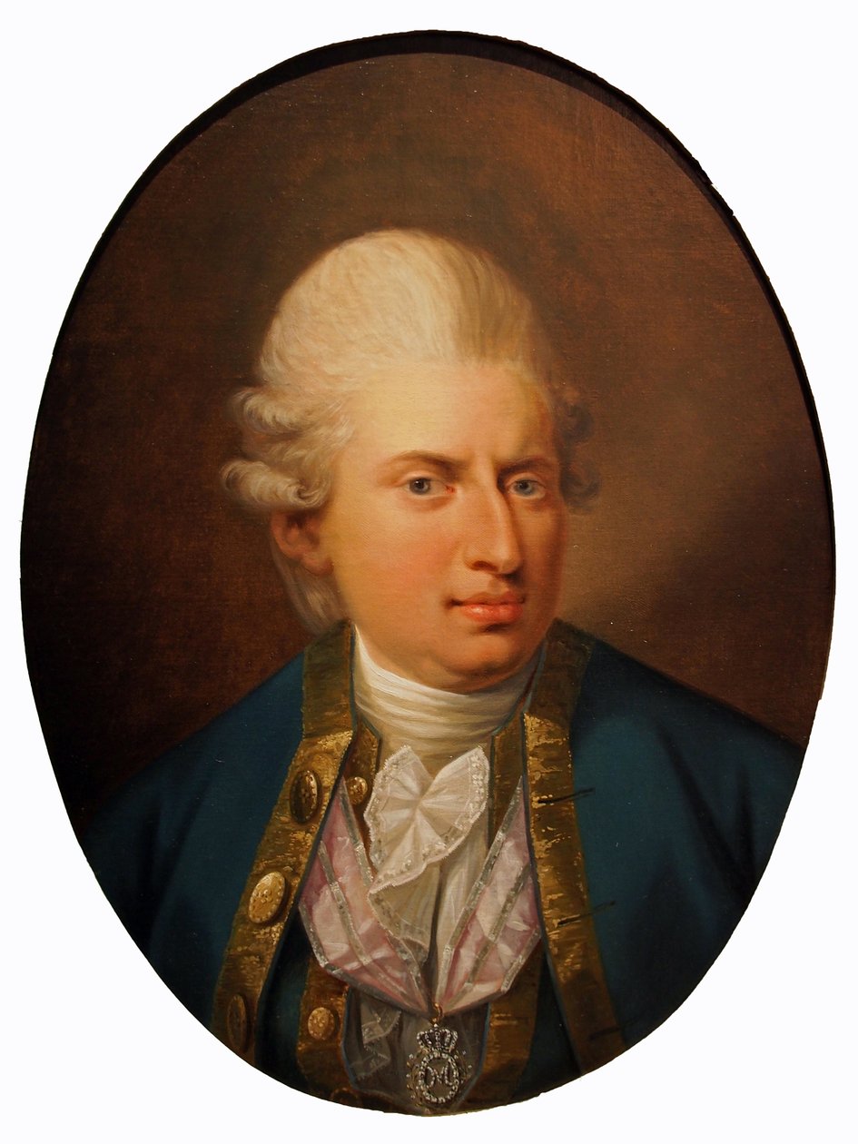 Johann Friedrich Struensee portréja alkotó: Jens Juel