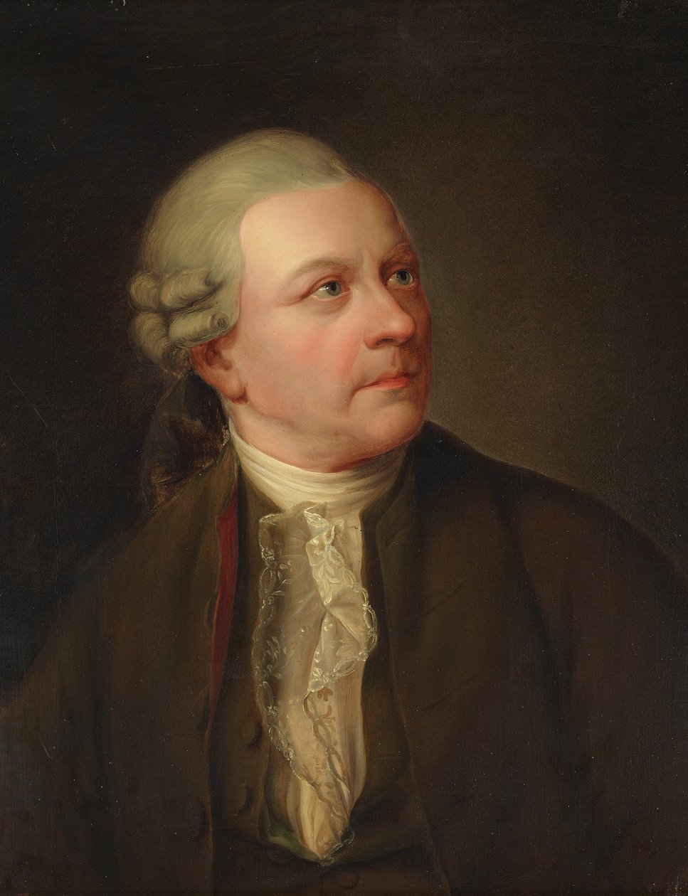Friedrich Gottlieb Klopstock költő portréja alkotó: Jens Juel