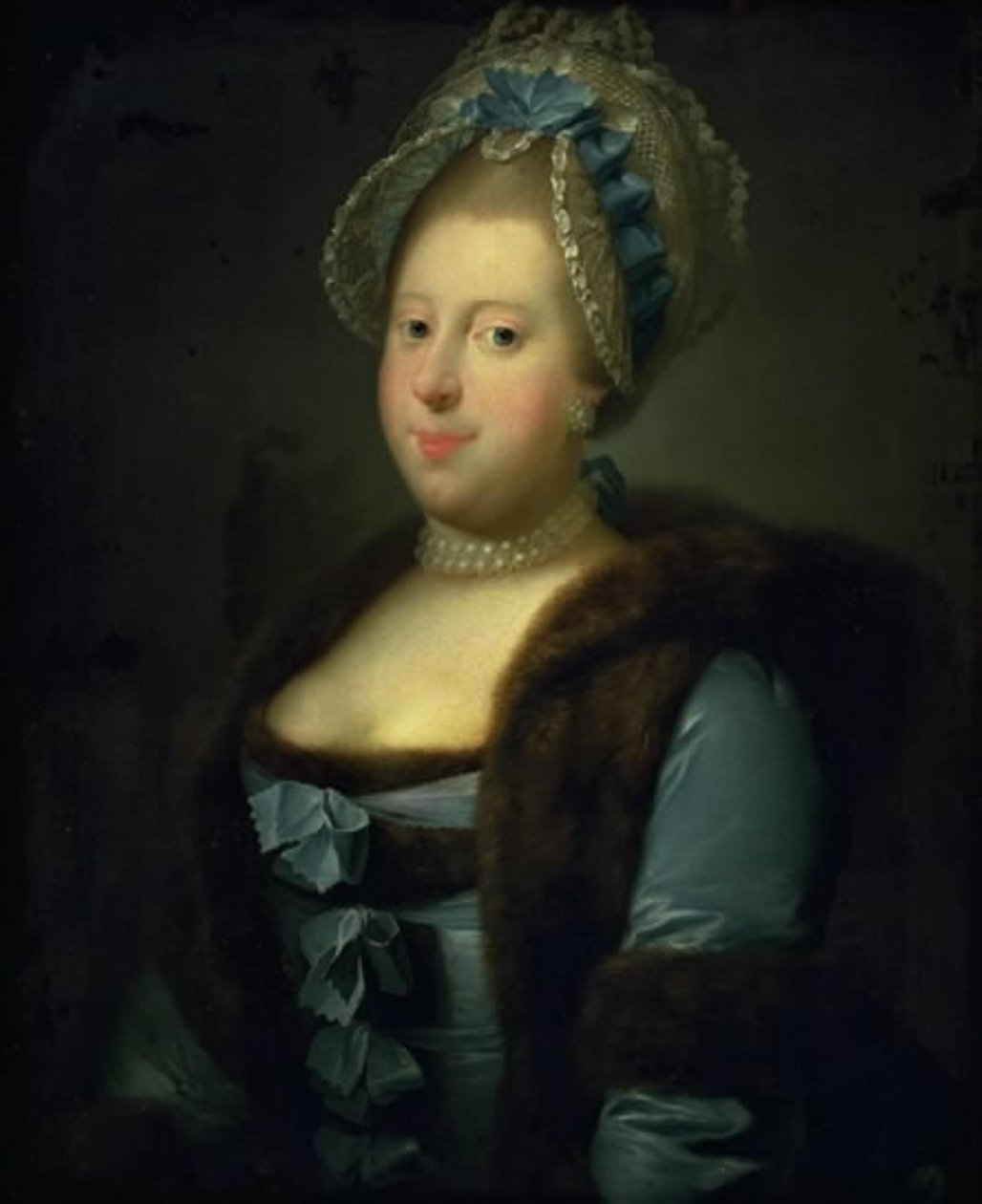 Caroline Mathilde, Christian VII királynője alkotó: Jens Juel