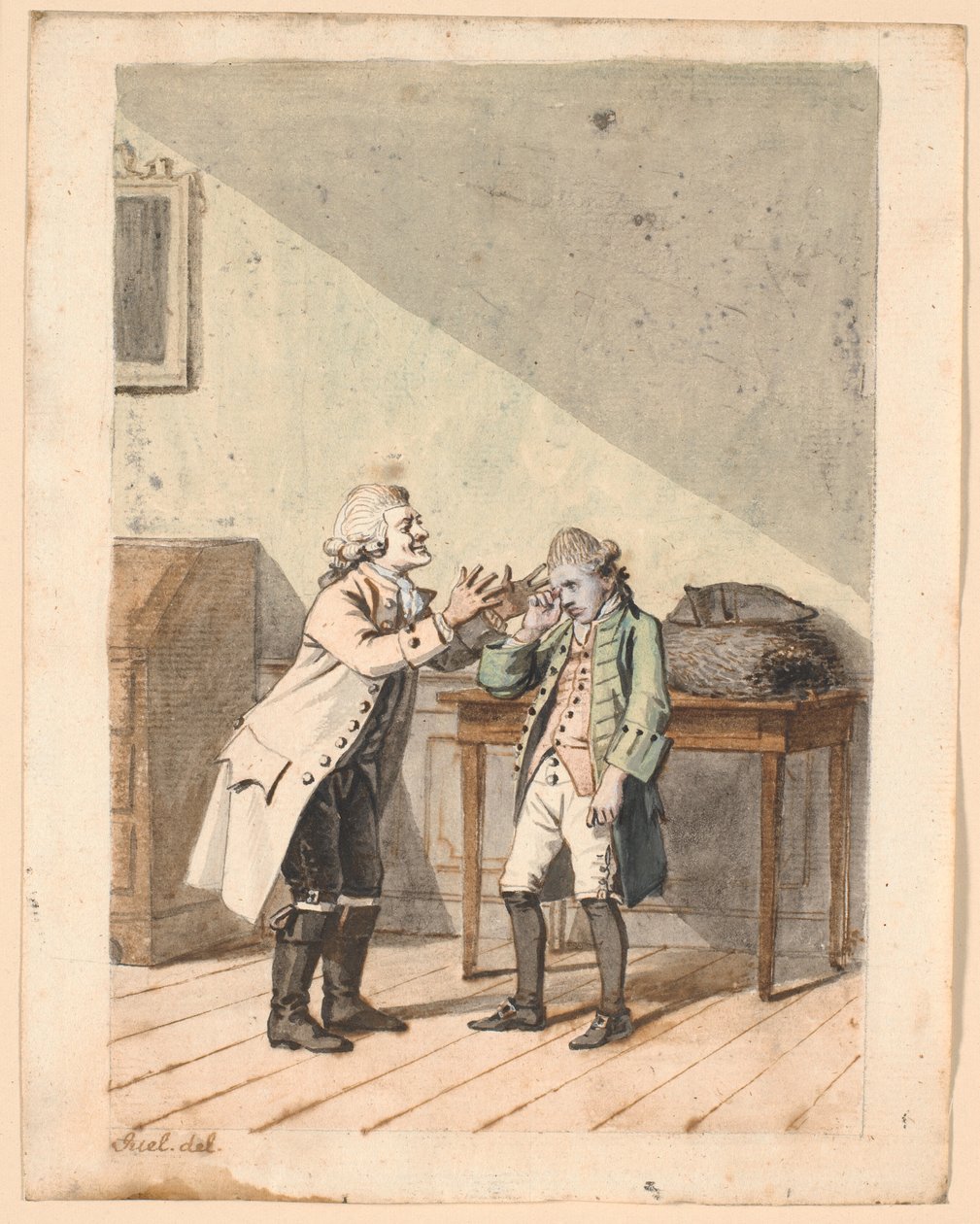 Egy jelenet P.A. Heiberg "De Vonner og de Vanner" c. alkotó: Jens Juel