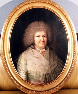 Egy hölgy portréja, Mrs. Mackway alkotó: Jens Juel