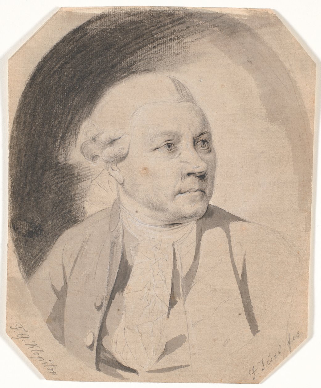 F.G. költő portréja Klopstock (1724-1803) alkotó: Jens Juel