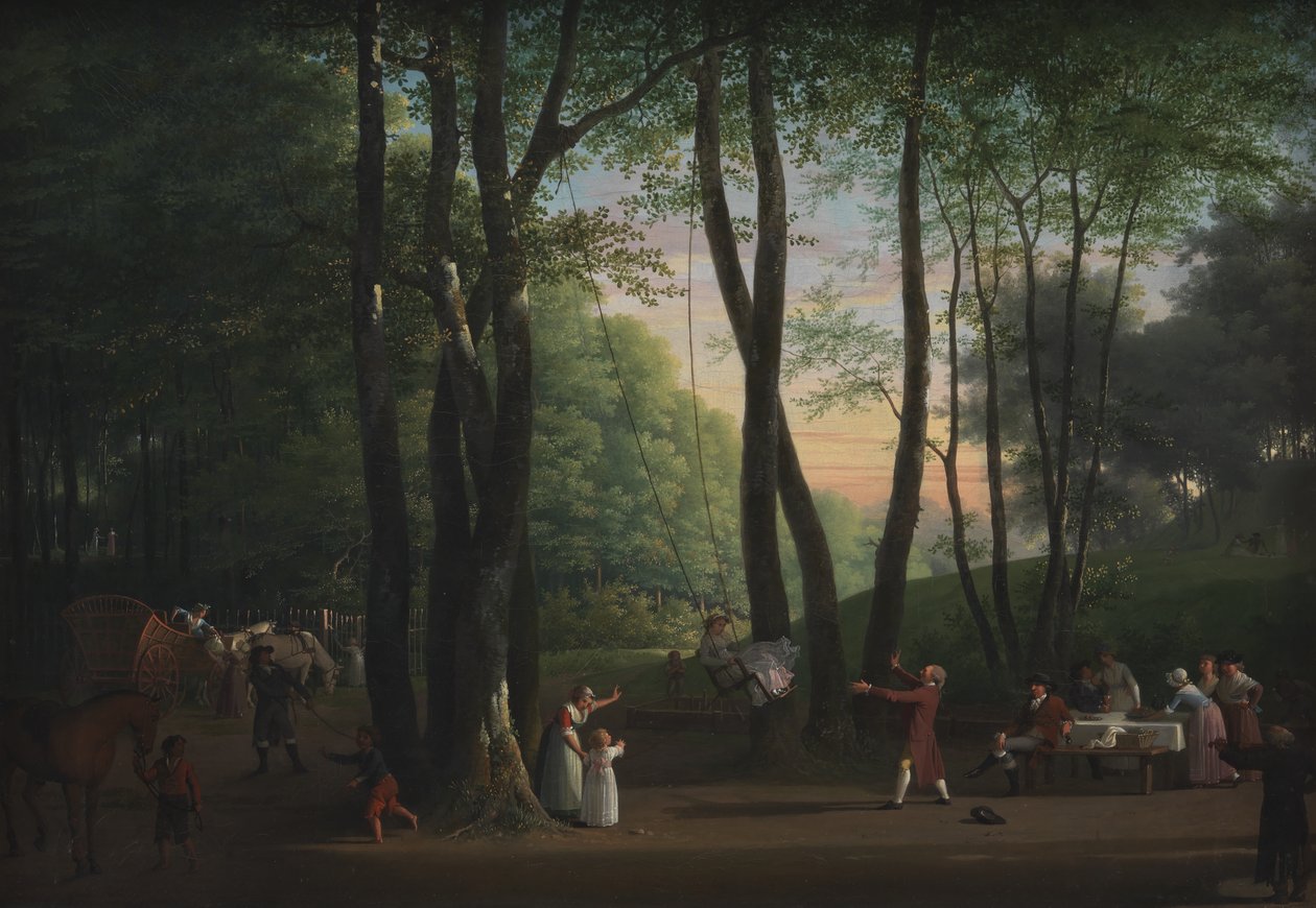 A Dancing Glade Sorgenfriben, Koppenhágától északra alkotó: Jens Juel