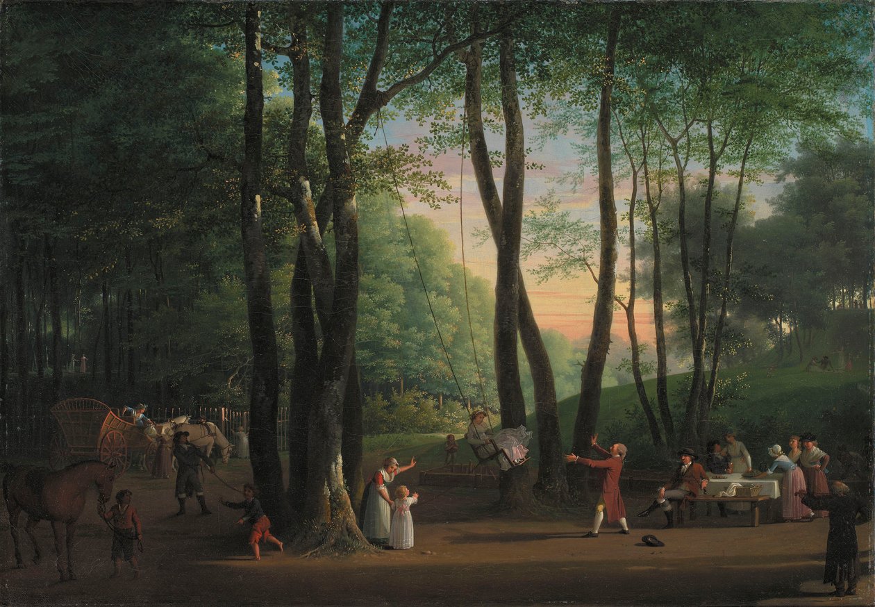 A Dancing Glade Sorgenfriben, Koppenhágától északra alkotó: Jens Juel