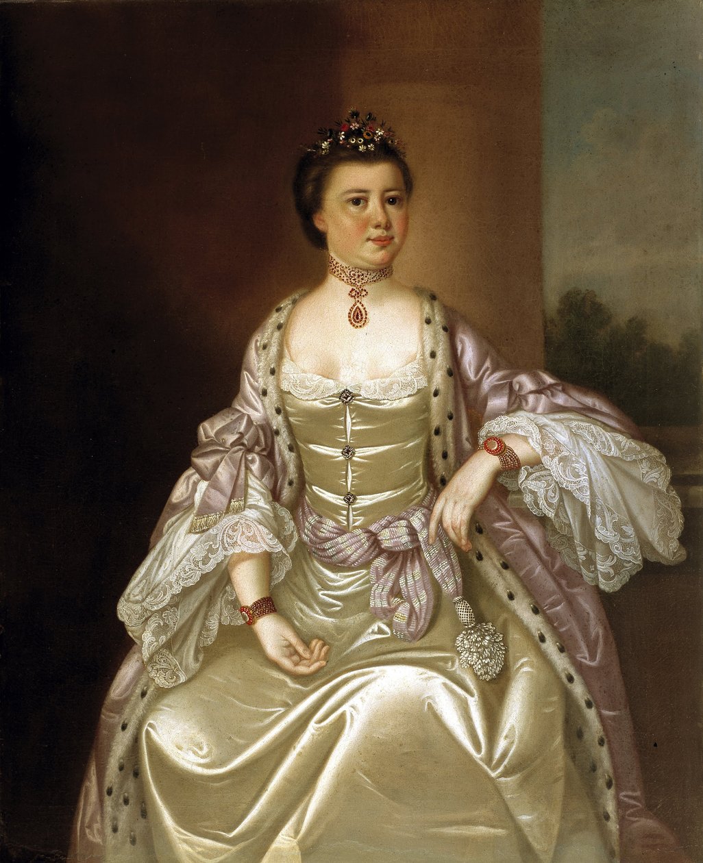 Mrs. Barnard Elliott, ifj. (Mary Elizabeth Bellinger Elliott) alkotó: Jeremiah Theus