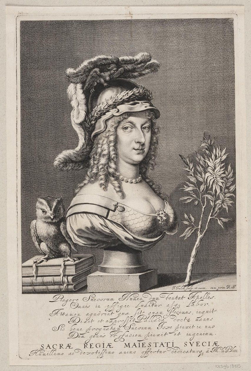 Krisztina svéd királynő alkotó: Jeremias Falck