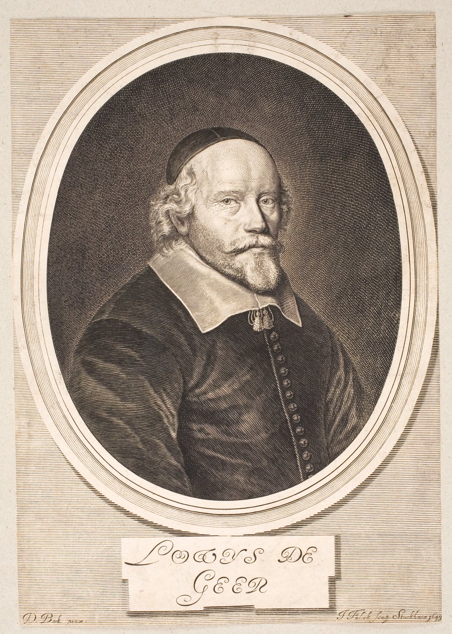 Louis de Geer portréja alkotó: Jeremias Falck