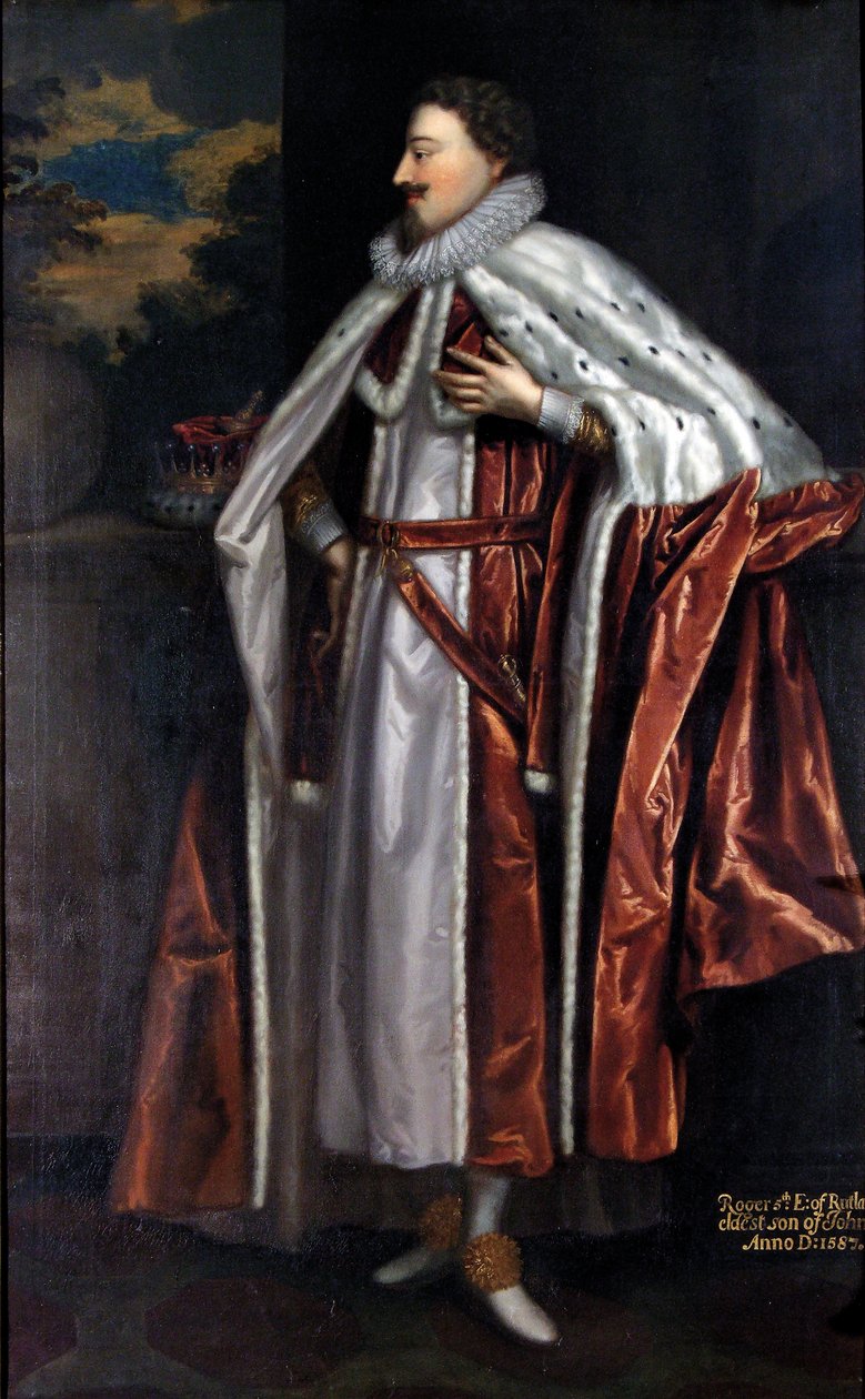 Roger Manners, Rutland 5. grófja (1576-1612), 1675 körül alkotó: Jeremias van der Eyden