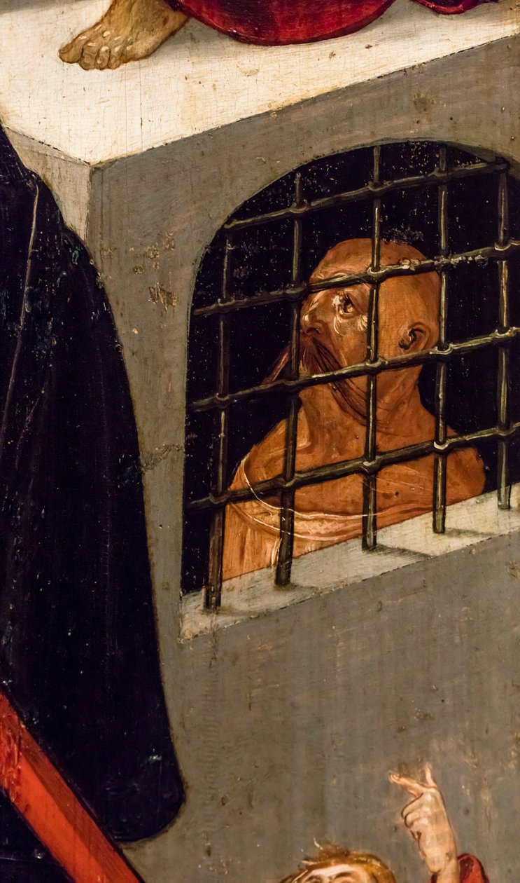 Ecce Homo, 1515 körül (Tempera és olaj tűlevelű fára) alkotó: Jerg Ratgeb