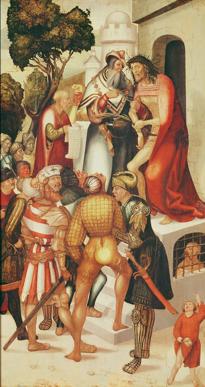 Ecce Homo, a Herrenberg-oltárról, 1519 alkotó: Jerg Ratgeb