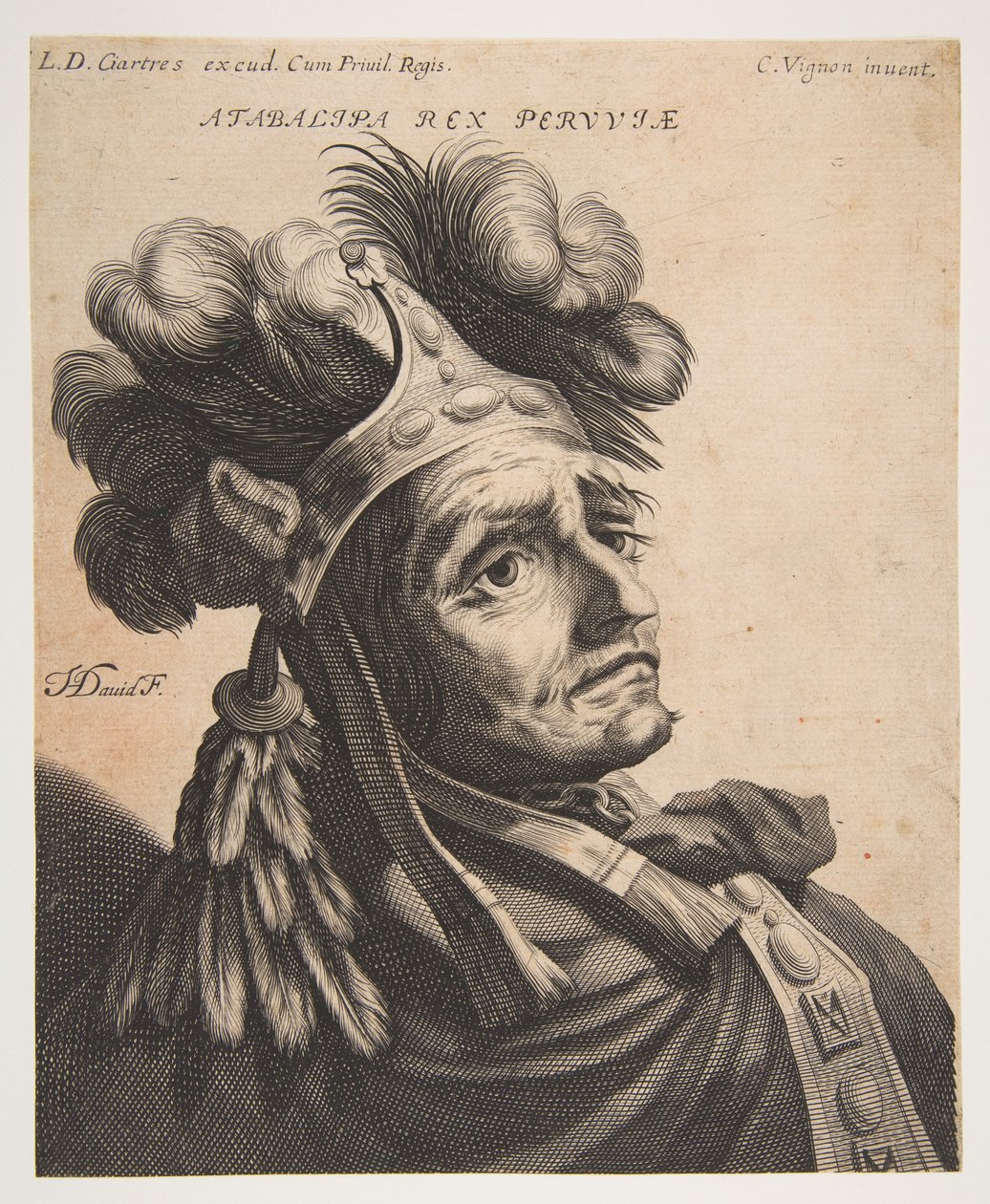 Atabalipa, Peru királya, kb. 1634-37. alkotó: Jerôme David