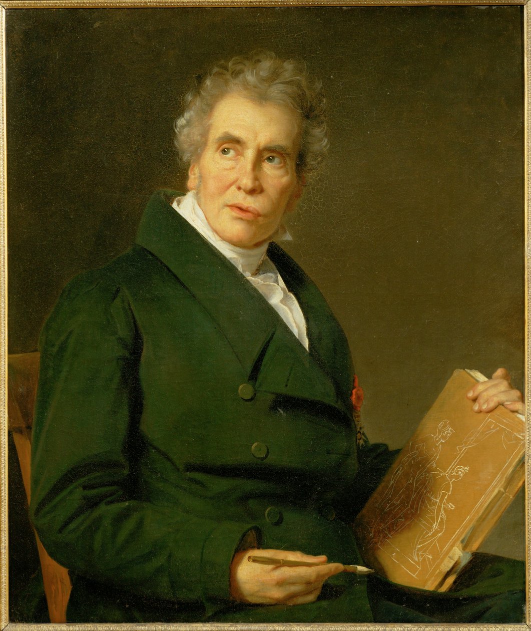 Jacques Louis David festő portréja, kora ... alkotó: Jérôme Martin Langlois