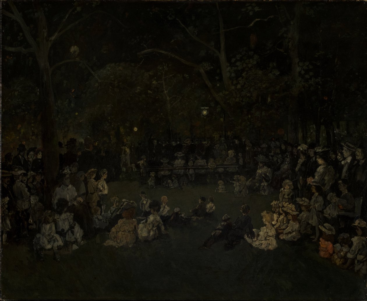 Madison Square-koncert, 1923 körül alkotó: Jerome Myers