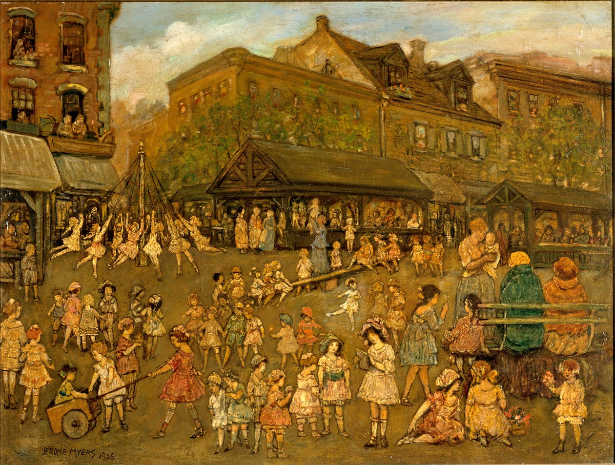 Az öröm mezeje, 1920. alkotó: Jerome Myers