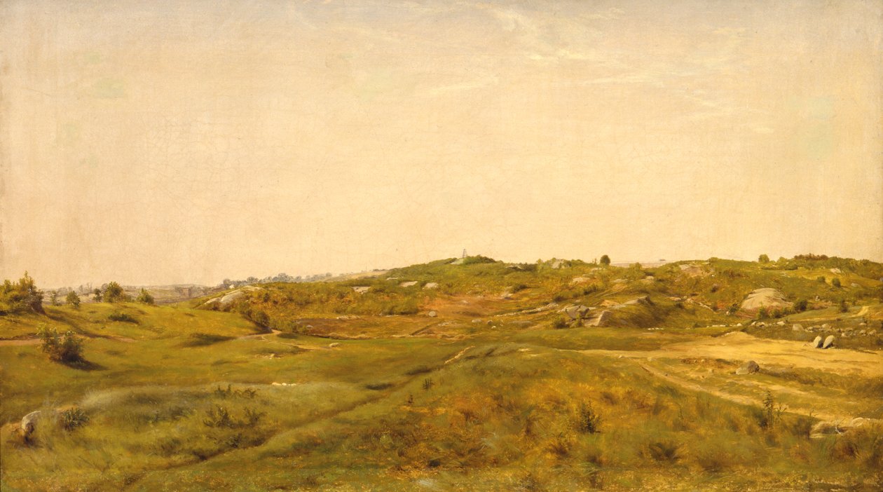 Kilátás a Central Parkban, N.Y.C., 1858 alkotó: Jervis McEntee