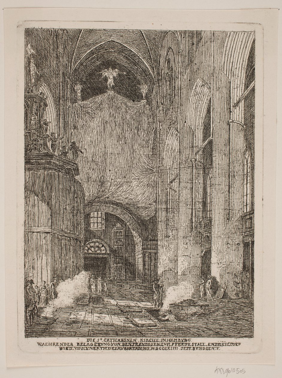 A St. Catharina templom Hamburgban alkotó: Jes Bundsen
