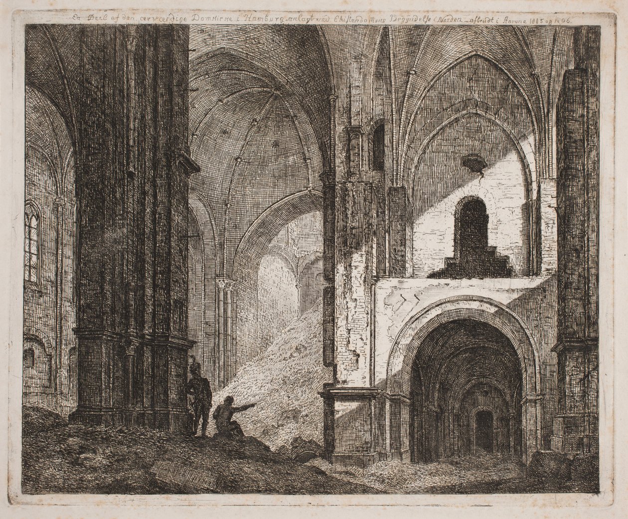 Belső tér ugyanabból az 1806-os romból alkotó: Jes Bundsen