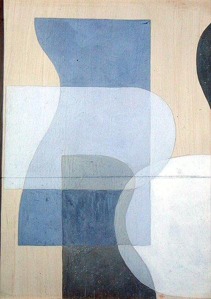 Absztrakt 2, 1938 körüli (gouache gesszódeszkára) alkotó: Jessica Stewart Dismorr