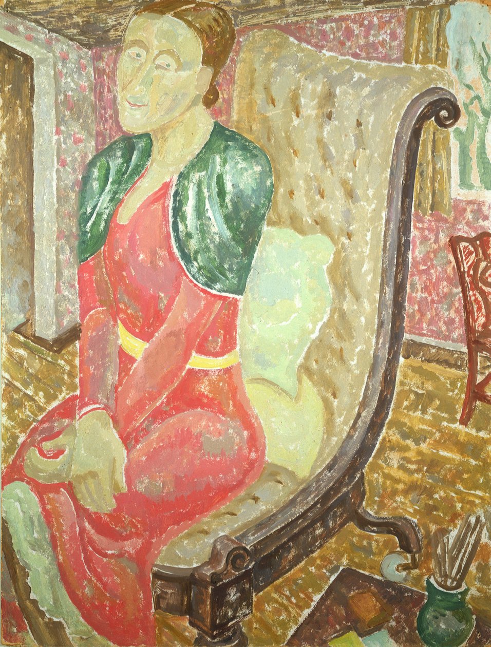 Katherina Dawson Giles (1878-1955) portréja, 1930 körül alkotó: Jessica Stewart Dismorr