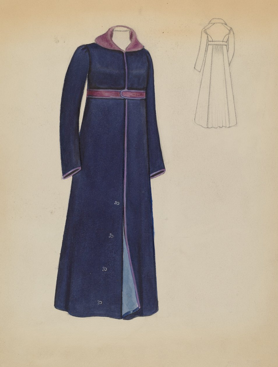 Kabát alkotó: Jessie M. Benge
