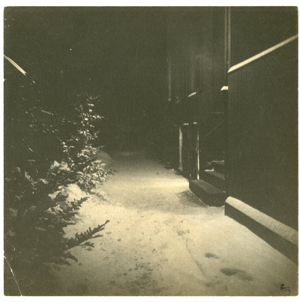 Bellingham Court, Boston, USA, 1902-1910 körül (zselatin ezüst fotó) alkotó: Jessie Tarbox Beals