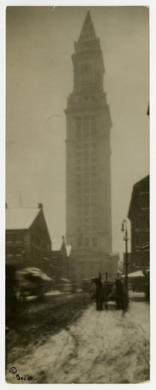 Custom House, Boston, USA, 1902-1910 körül (zselatin ezüst fotó) alkotó: Jessie Tarbox Beals