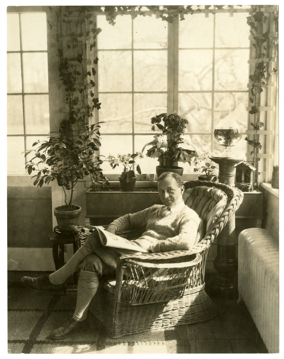 Ernest Truex, 1905-40 körül (zselatin ezüst fotó) alkotó: Jessie Tarbox Beals