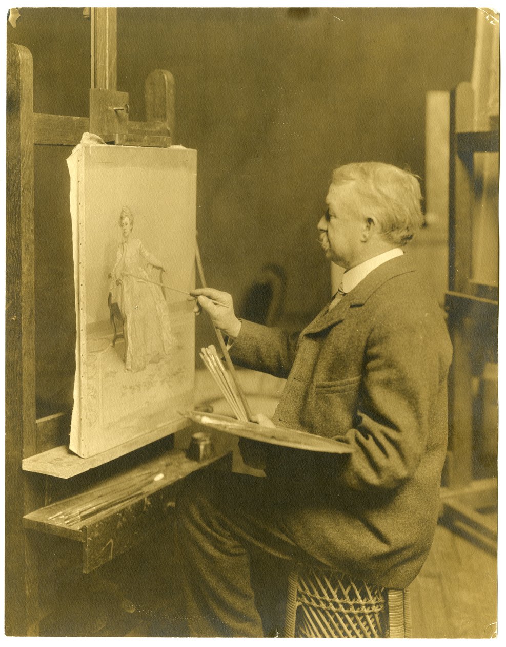 Frank Willett, 1905-40 körül (zselatin ezüst fotó) alkotó: Jessie Tarbox Beals