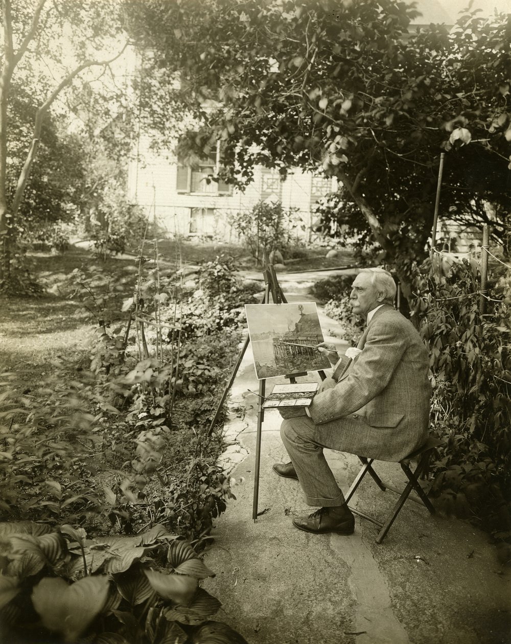 Harry Fenn, művész, 1905-1911 körül (zselatin ezüst fotó) alkotó: Jessie Tarbox Beals
