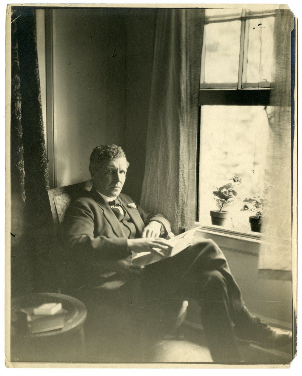 John Cowper Powys Llewelyn Powys, 1905-40 körül (zselatin ezüst fotó) alkotó: Jessie Tarbox Beals