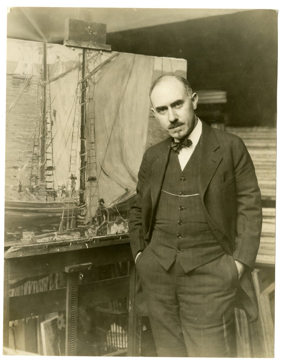 Jonas Lie, művész, 1905 alkotó: Jessie Tarbox Beals