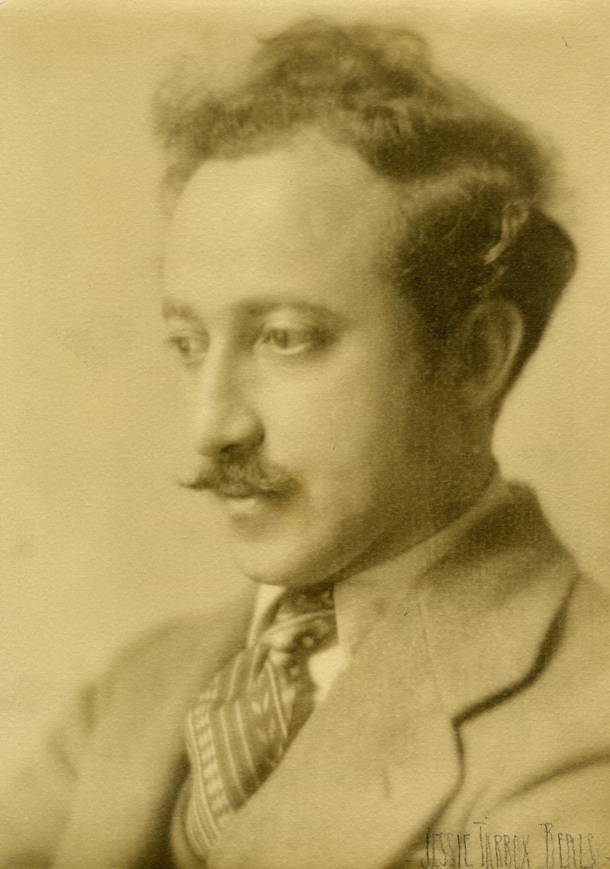 Joseph Auslander, költő, 1925-27 körül (zselatin ezüst fotó) alkotó: Jessie Tarbox Beals