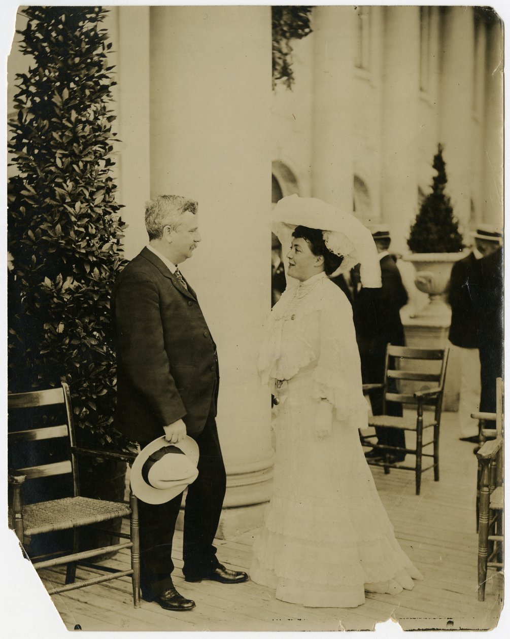 Norman Mack asszony, Odell kormányzó, St Louis Exposition 1903 alkotó: Jessie Tarbox Beals