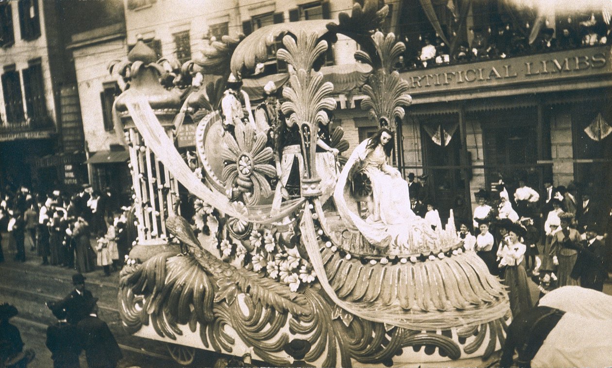New Orleans, Mardi Gras, 1905 körül alkotó: Jessie Tarbox Beals