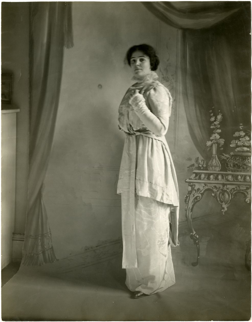 Orchid moire, Maurice, 1905-1918 körül (zselatin ezüst fotó) alkotó: Jessie Tarbox Beals