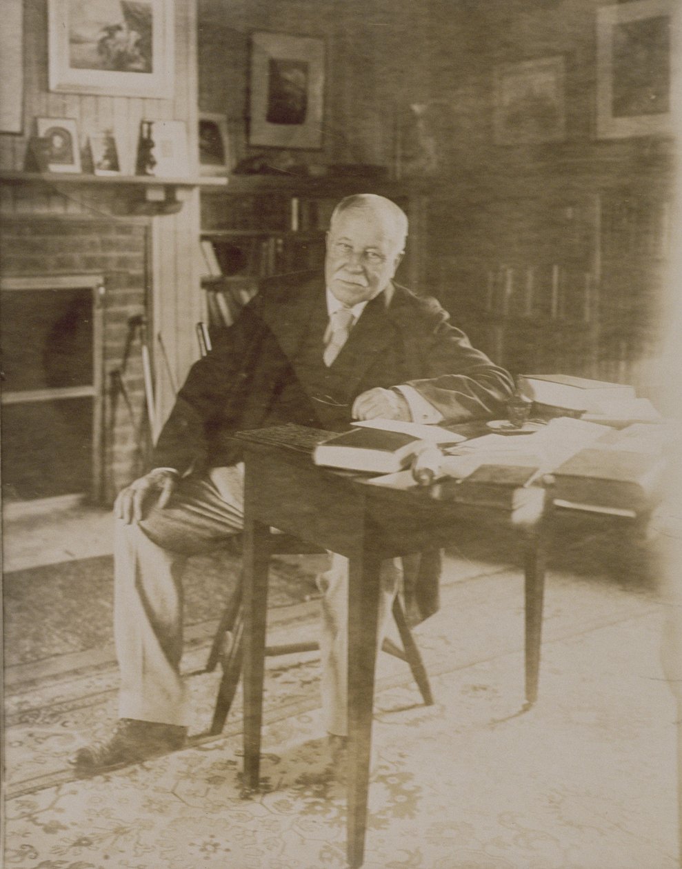 William Dean Howells (1837-1920) portréja 1918-20 alkotó: Jessie Tarbox Beals