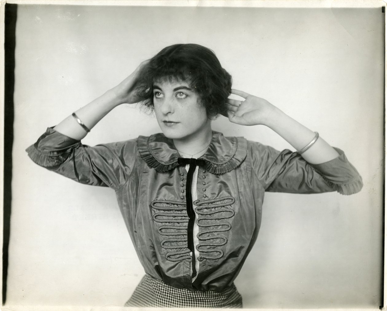 Taft blúz, Forsythe, 1905-1918 körül (zselatin ezüst fotó) alkotó: Jessie Tarbox Beals