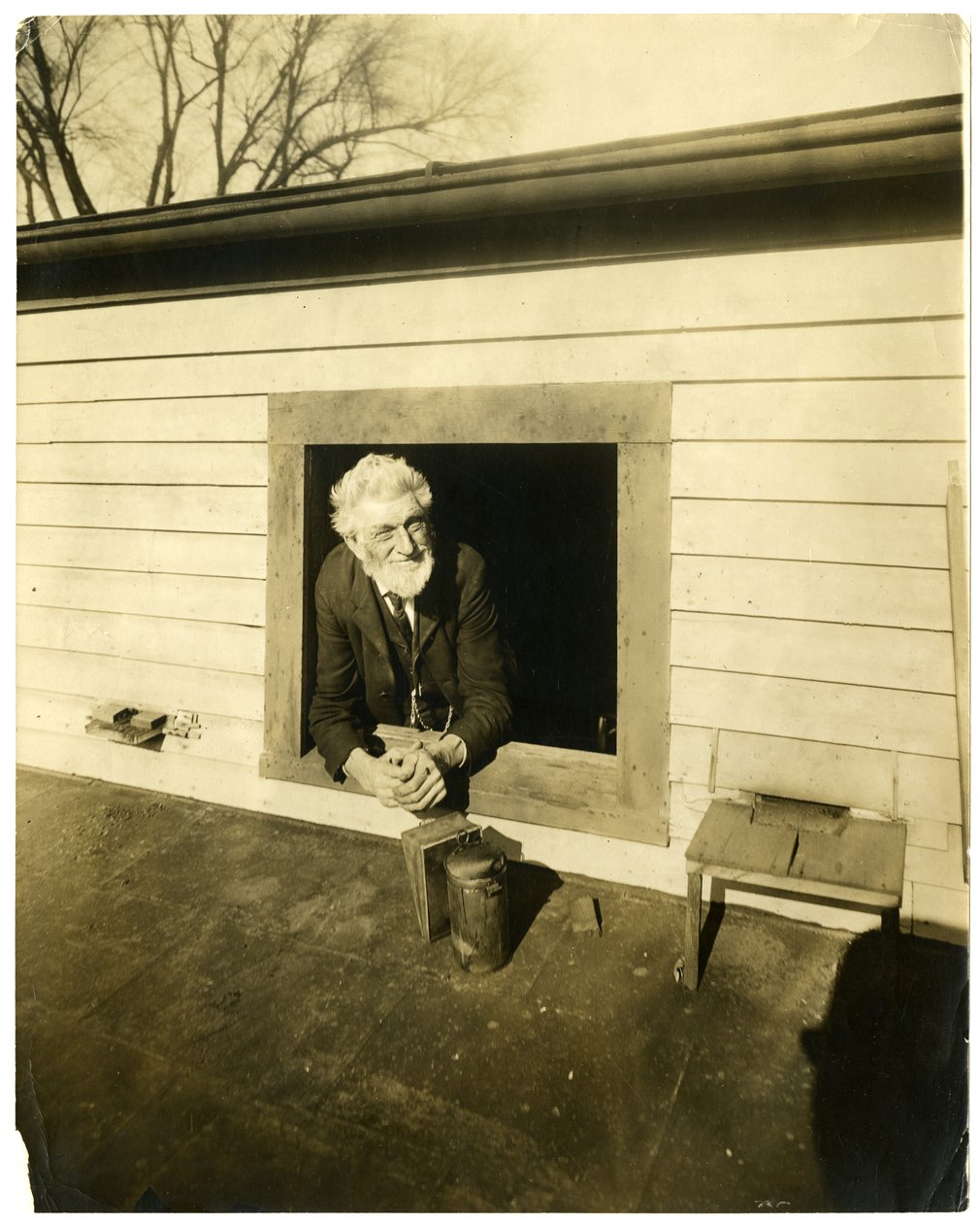 Chauncey Messenger bácsi, 1905-2009 körül (zselatin ezüst fotó) alkotó: Jessie Tarbox Beals