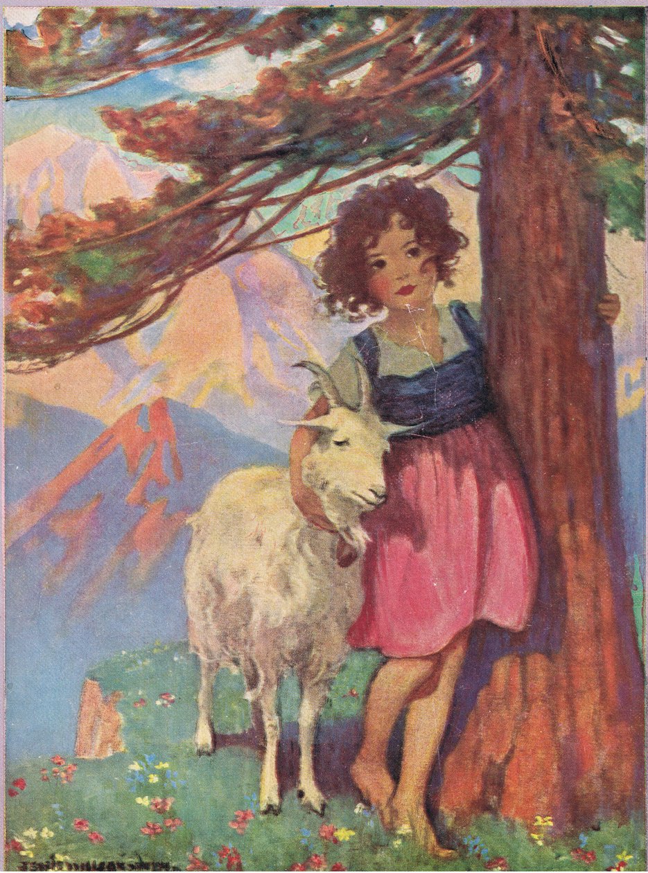 Heidi (színes litó) alkotó: Jessie Willcox Smith