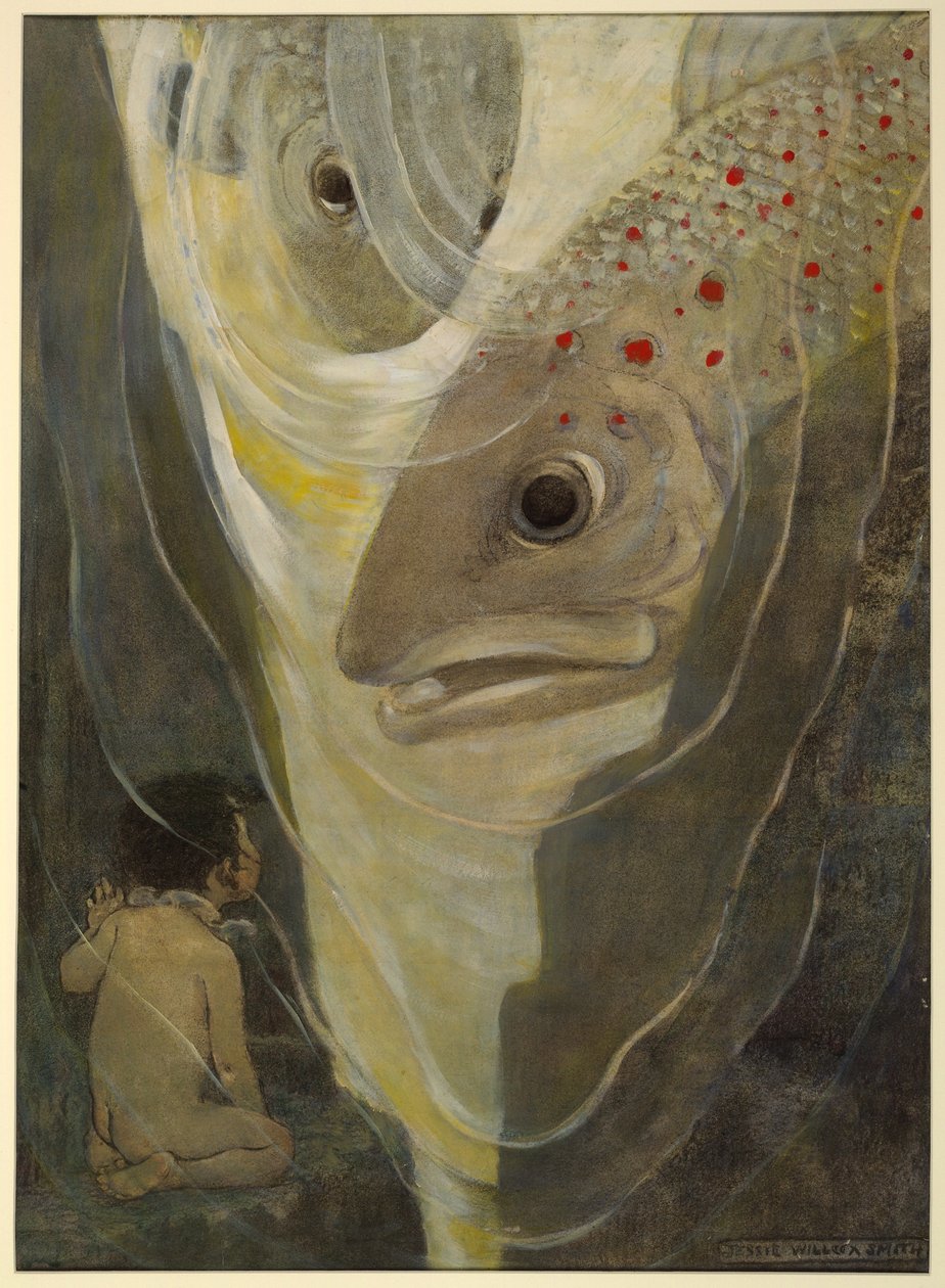 Ó, ne bánts! – kiáltott fel Tom. Csak rád akarok nézni; nagyon jóképű vagy Charles Kingsley The Water Babies című kocsmából. 1916 (színes litó) alkotó: Jessie Willcox Smith